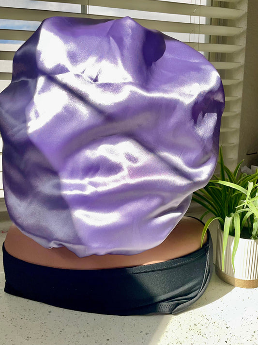 CROWNED “Candy Crush” Reversible Satin Bonnet – Adult Oversized (Adjustable)
