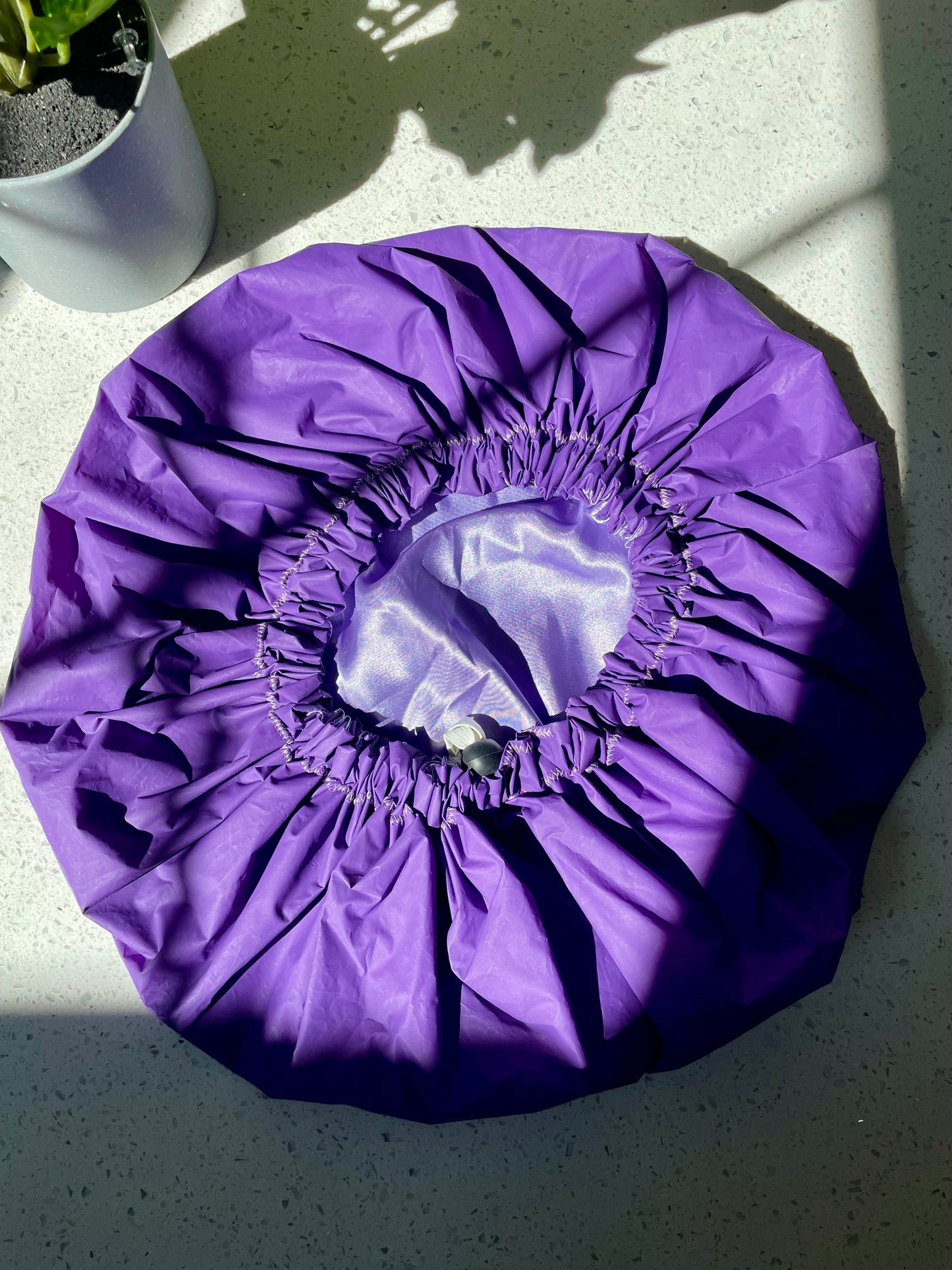 CROWNED Satin Shield Shower Crown | Purple & Lavender