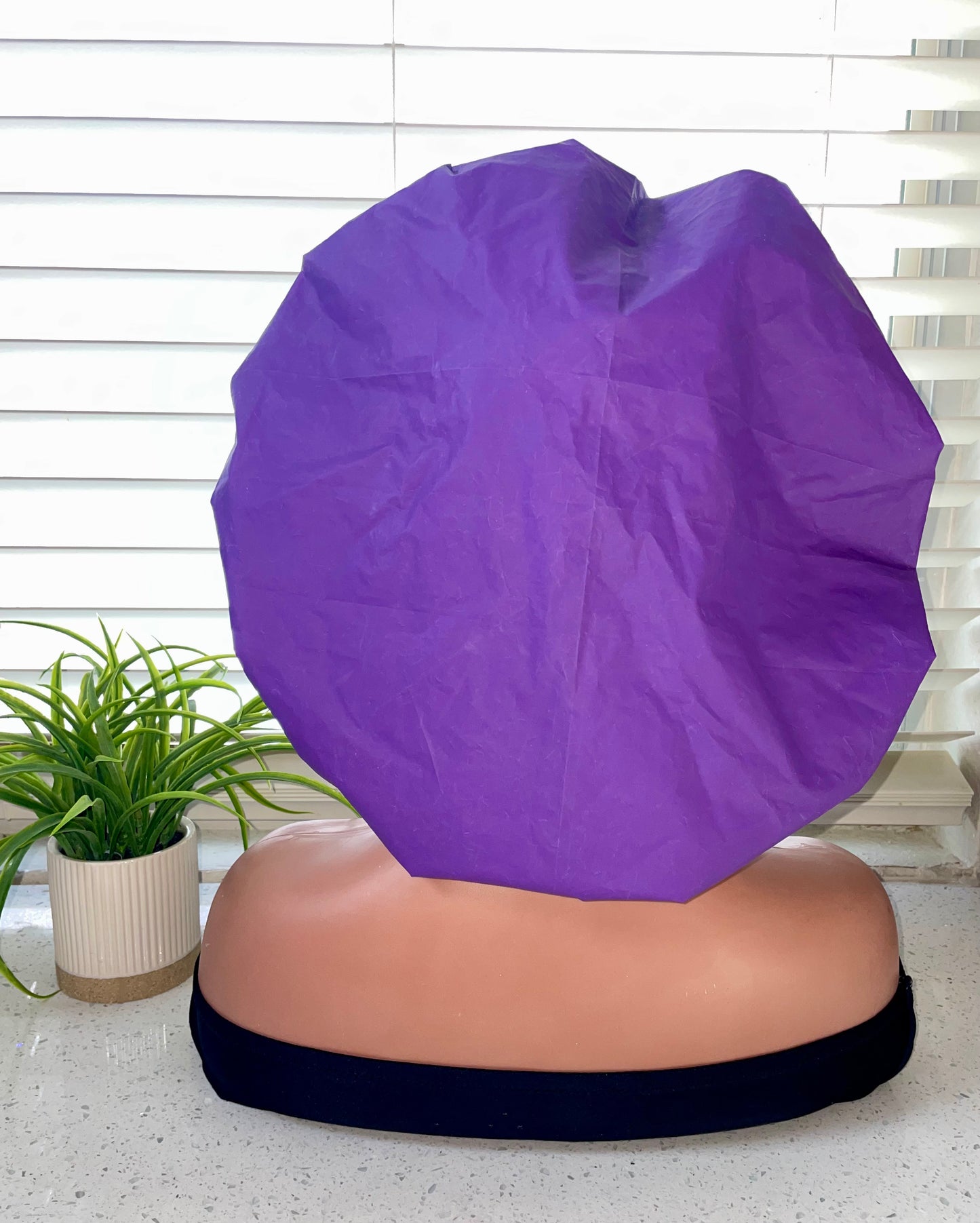 CROWNED Satin Shield Shower Crown | Purple & Lavender