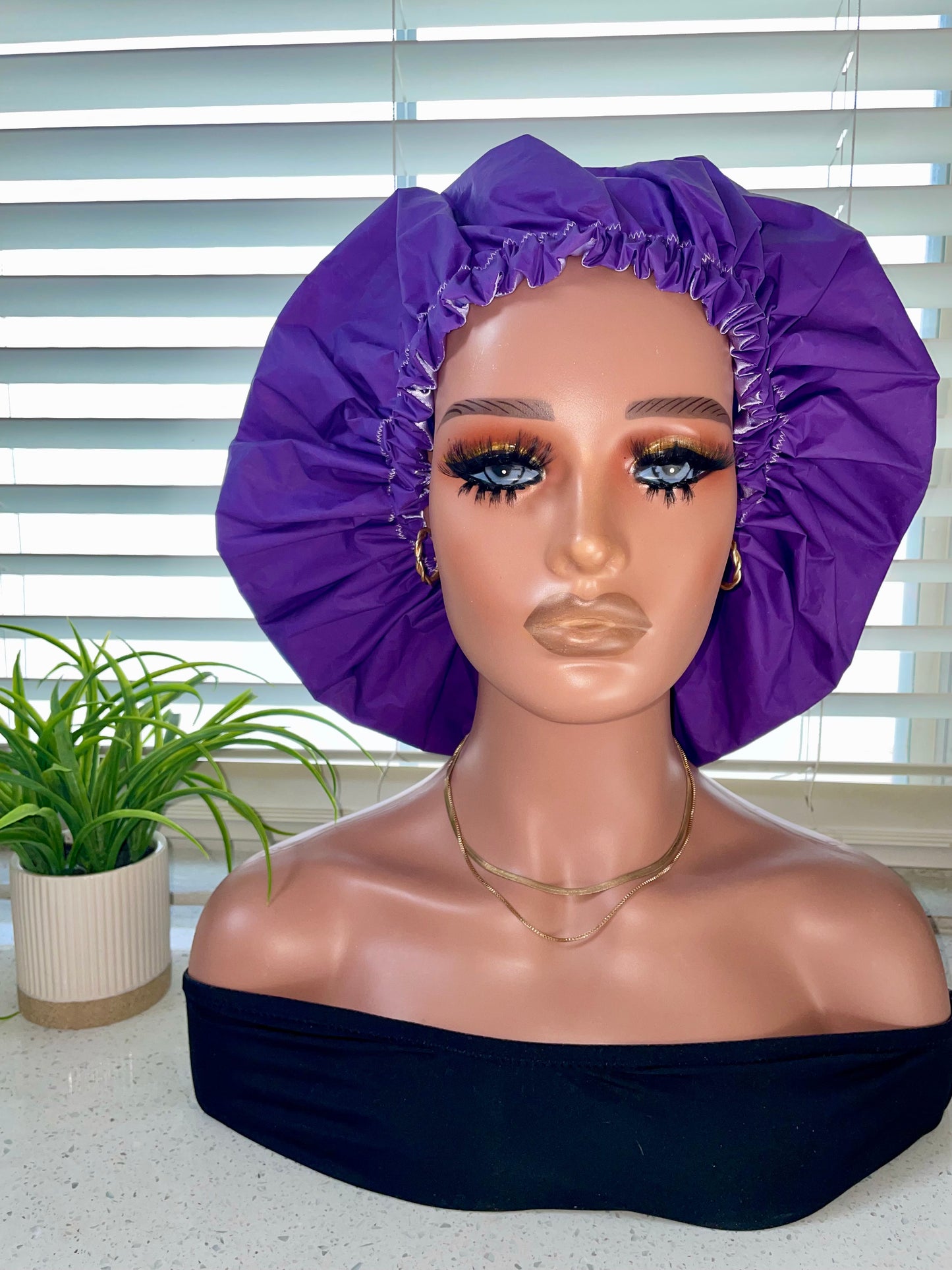 CROWNED Satin Shield Shower Crown | Purple & Lavender