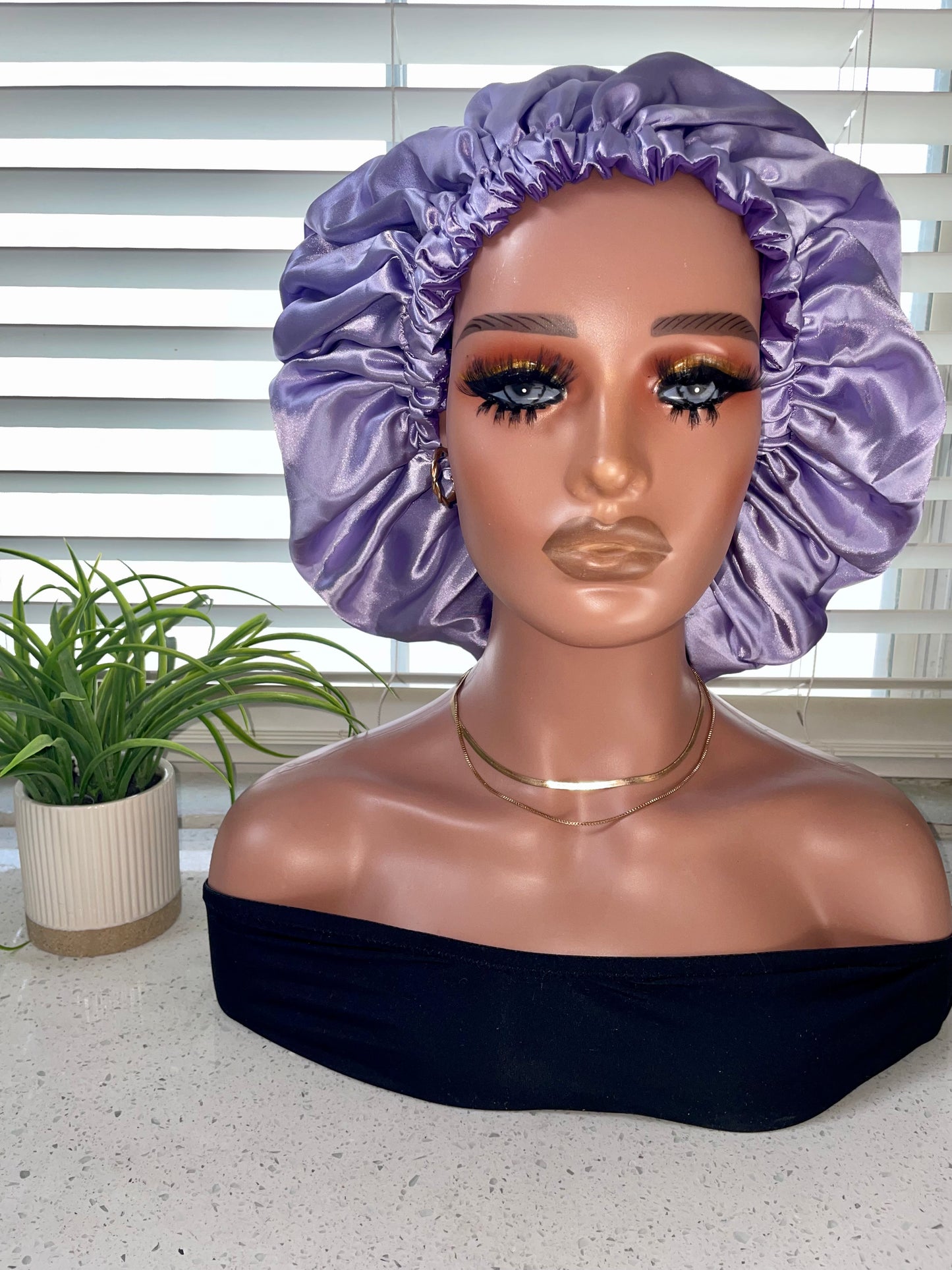 CROWNED Satin Shield Shower Crown | Purple & Lavender